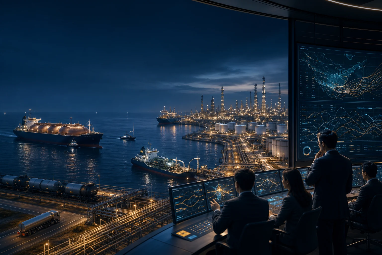 Integrated analysis illustration from the 30-problem petrochemical report