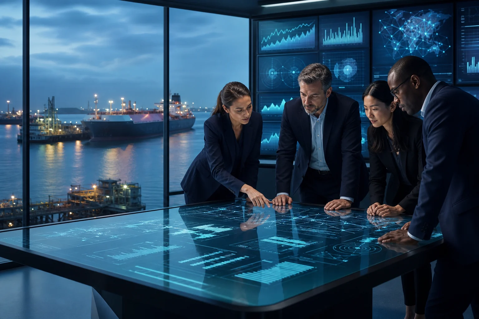 Figure 2: Trading, operations, treasury, risk, and compliance collaborate around the same business fact