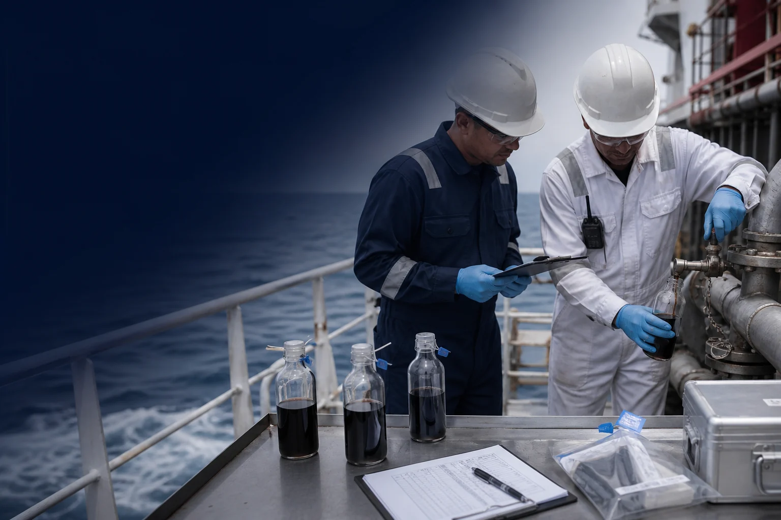 Sampling, testing, and chain of custody are incomplete project-analysis visual